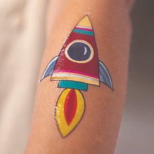 Rachel Ellen Designs Temporary Tattoos Set - Magical Unicorn, To the Moon, Fairy Friends - 3+ Years