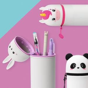 Legami Kawaii 2-in-1 Soft Silicone Pencil Case