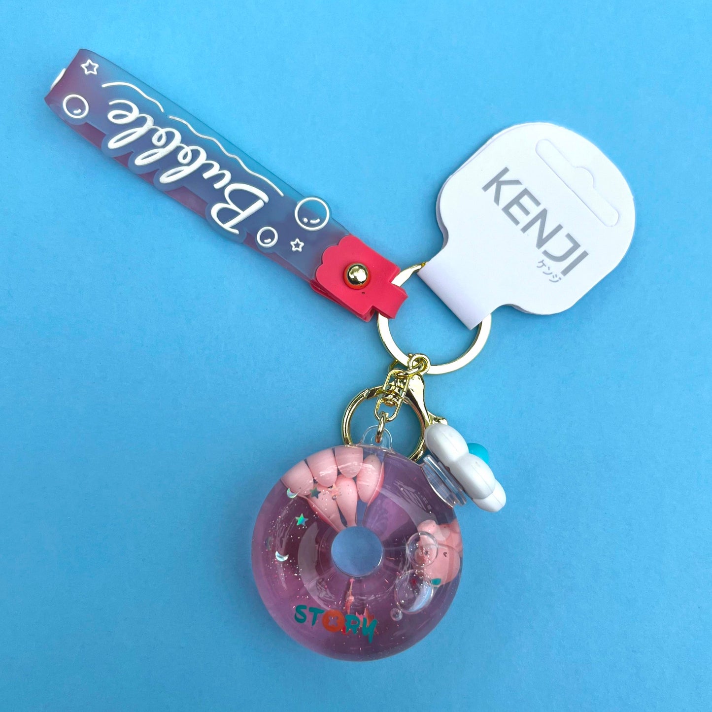 Kenji Mima Dino Float Sensory Kawaii Keyring Keychain