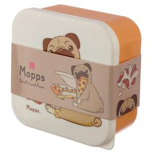 Set of 3 Stacking Lunch Boxes S/M/L - Choose from Pug Dog or Unicorn
