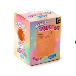 Maltose Sugar Glitter Squeezy Animal Anti Stress Sensory Fidget Toy - Cat or Koala