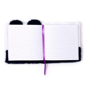 Plush Animal Fluffies LINED Notebook 15cm - Shark, Octopus, Panda & Unicorn - Soft, Fluffy & Cute