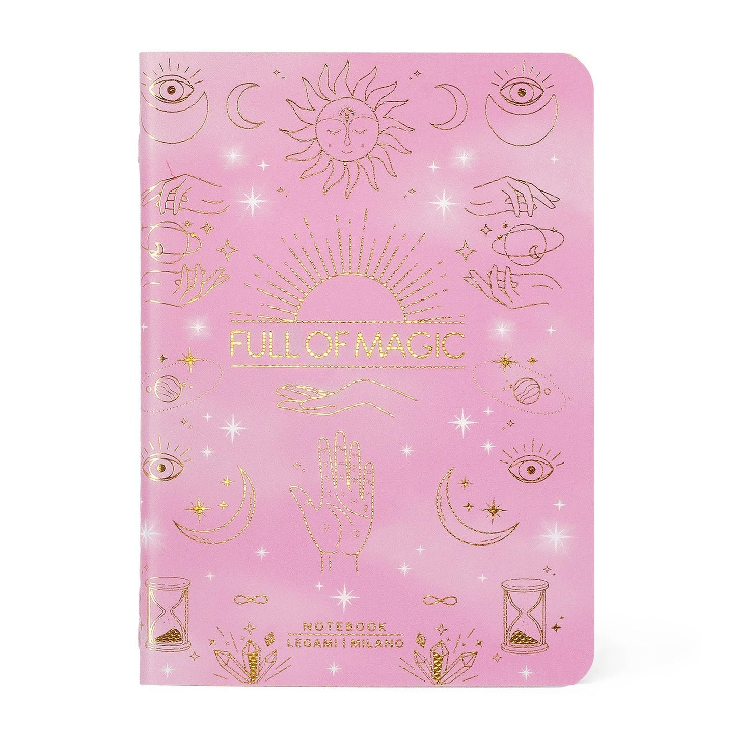 Legami A6 Lined Notebook Notepad Stationery - FSC Certified 100 g/m² White Paper, 80 Lined Pages