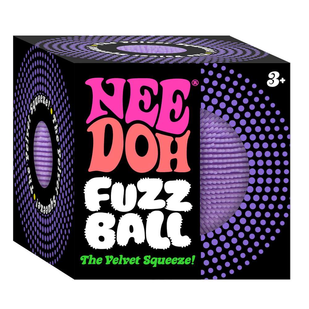 NeeDoh Fuzz Ball Slow Rise Sensory Fidget Toy