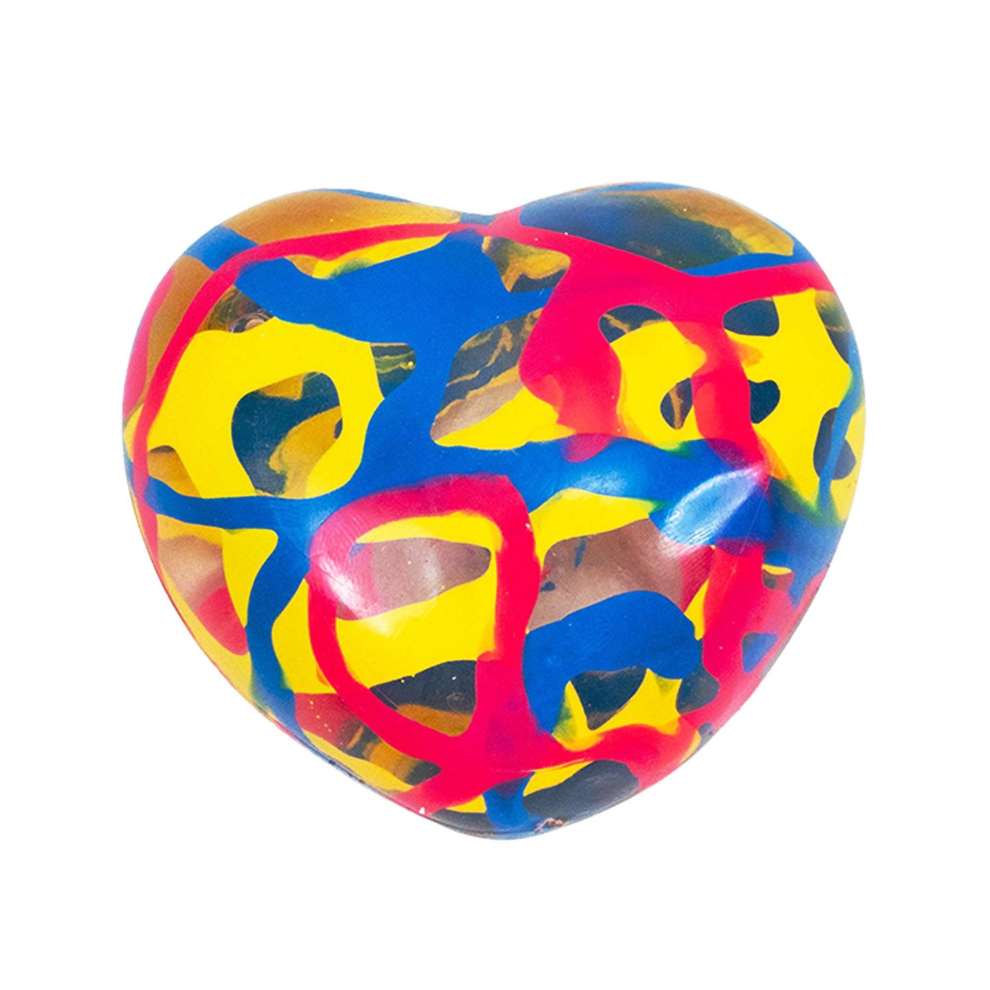 Heart Sugar Ball Translucent Maltose Squishy Fidget Toy For Stress Relief, Anxiety, ADHD & Autism Stimming - Inkerz Paint