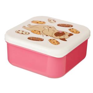 Set of 3 Stacking Lunch Boxes S/M/L - Choose from Pug Dog or Unicorn