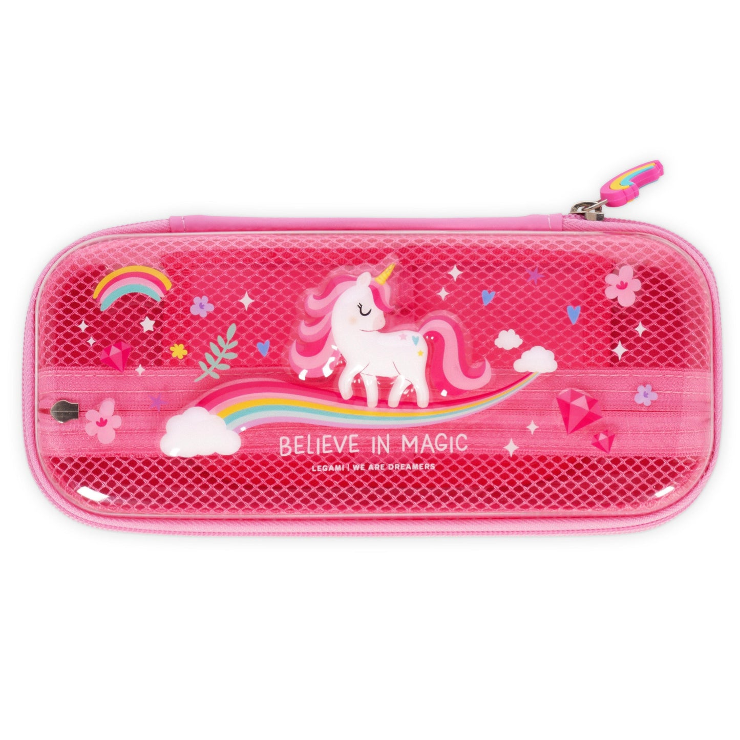 Legami Pencil Case Wonder Wow - Bee, Butterfly, Tiger, Monster, Unicorn, Kitty Cat, Panda