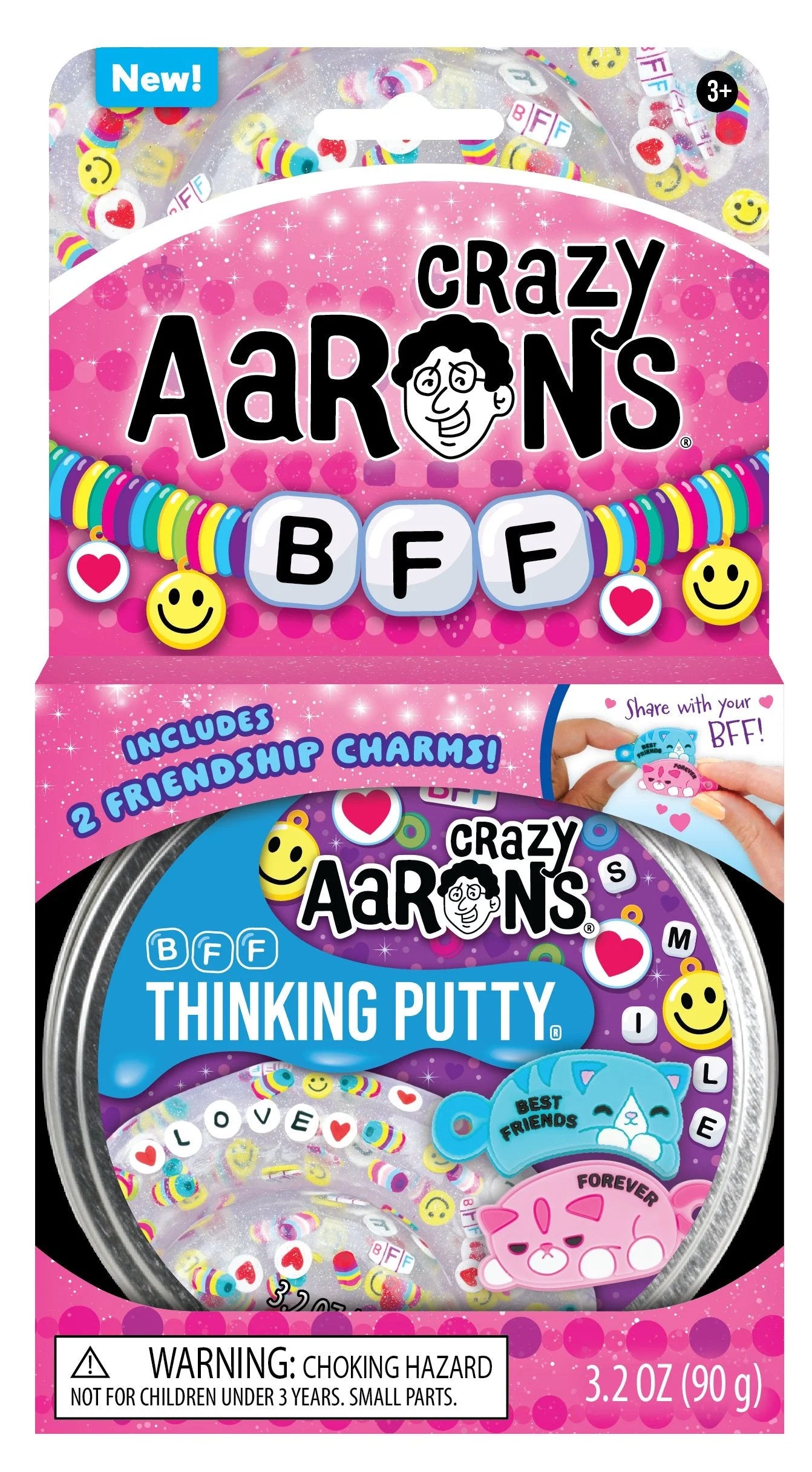 Crazy Aaron’s Thinking Putty 90g – Assorted Styles (Honey Hive, Kawaii Cute, Dino Scales & More)