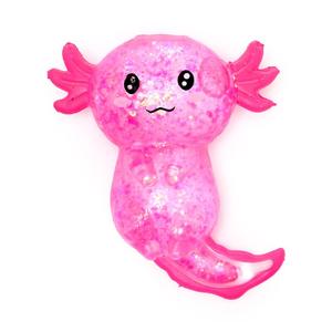 Axolotl Squishy Anti Stress Sensory Fidget Toy For ADHD, Autism, 2 Colors (1 sent), Non-toxic Glitter Maltose Sugar