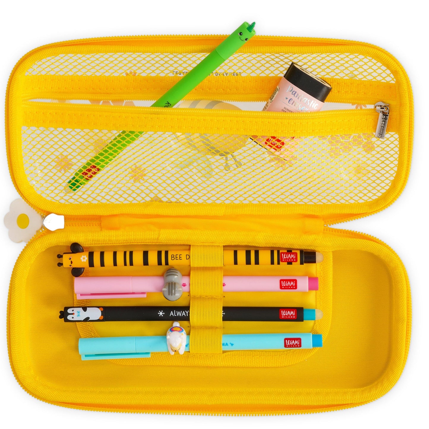 Legami Pencil Case Wonder Wow - Bee, Butterfly, Tiger, Monster, Unicorn, Kitty Cat, Panda