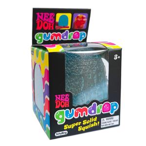NeeDoh Gumdrop Squishie Fidget Toy Anti Stress Sensory ADHD - Textured squishy fidget toys, 4 assorted colours - Maltose Sugar Filling
