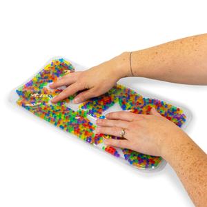 Sensory Squish Mat Rainbow Bead Stim Fidget Toys for Autism, ADHD, Stress & Anxiety