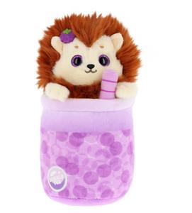 Keel Toys Bubble Tea Soft Toys Stuffed Animals - Cat, Sloth, Hedgehog, Pomeranian Dog Plushie plush