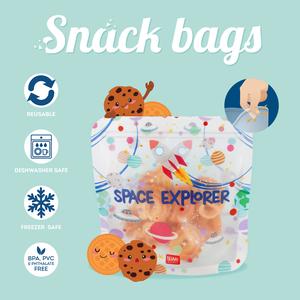 Legami Set of 3 Reusable Snack Bags