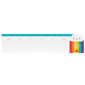 Legami Smart Planning Desk Planner Rainbow, 55 Detachable Sheets