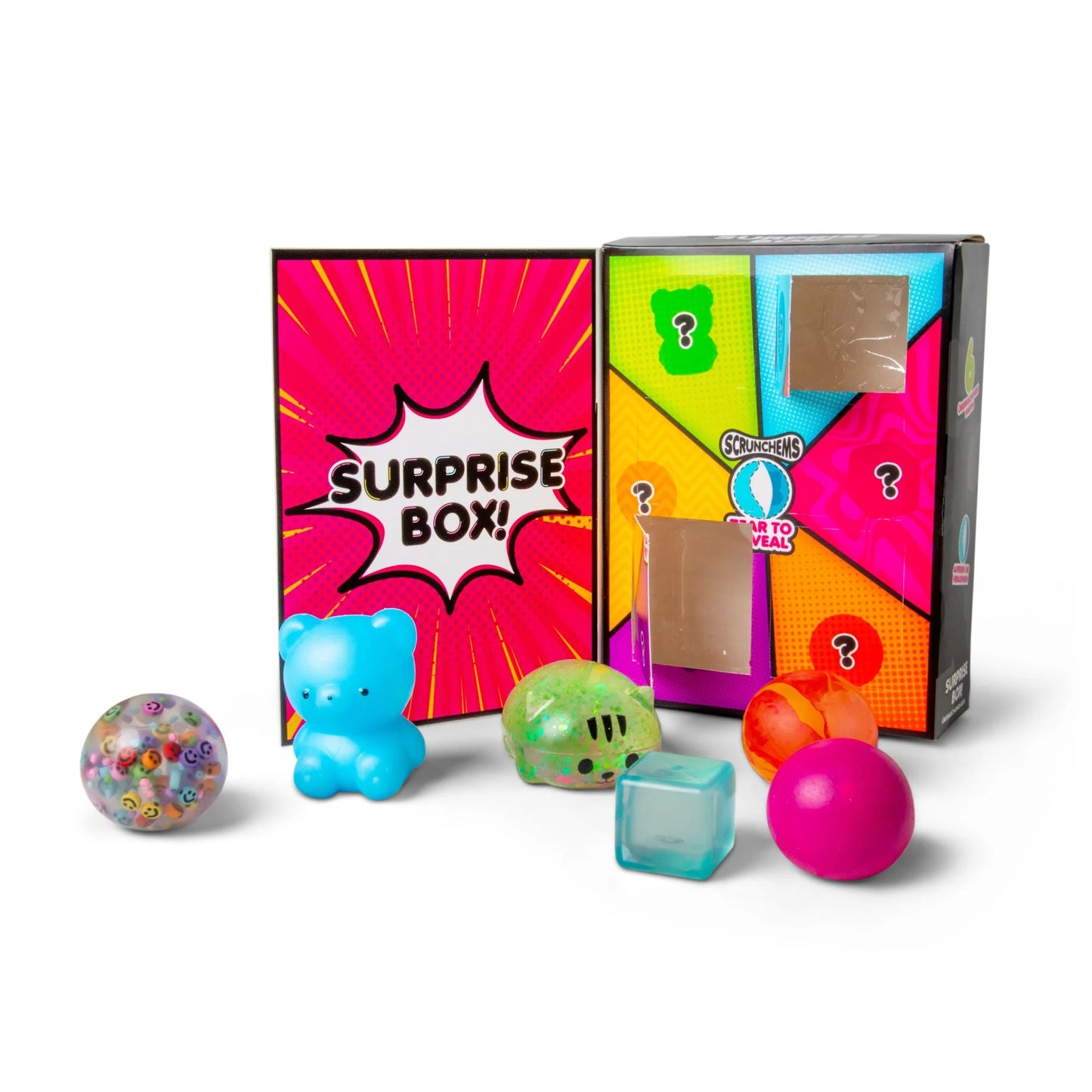 Scrunchems Mystery Squishy Surprise Box - 6 Sensory Surprises