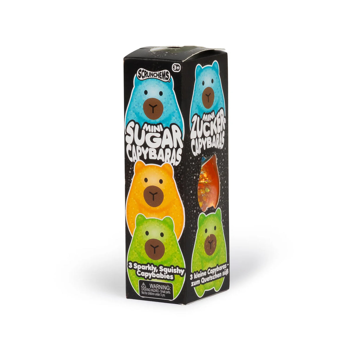 Scrunchems Mini Sugar Capybaras 3PK – Squishy Gel Fidget Sensory Toys