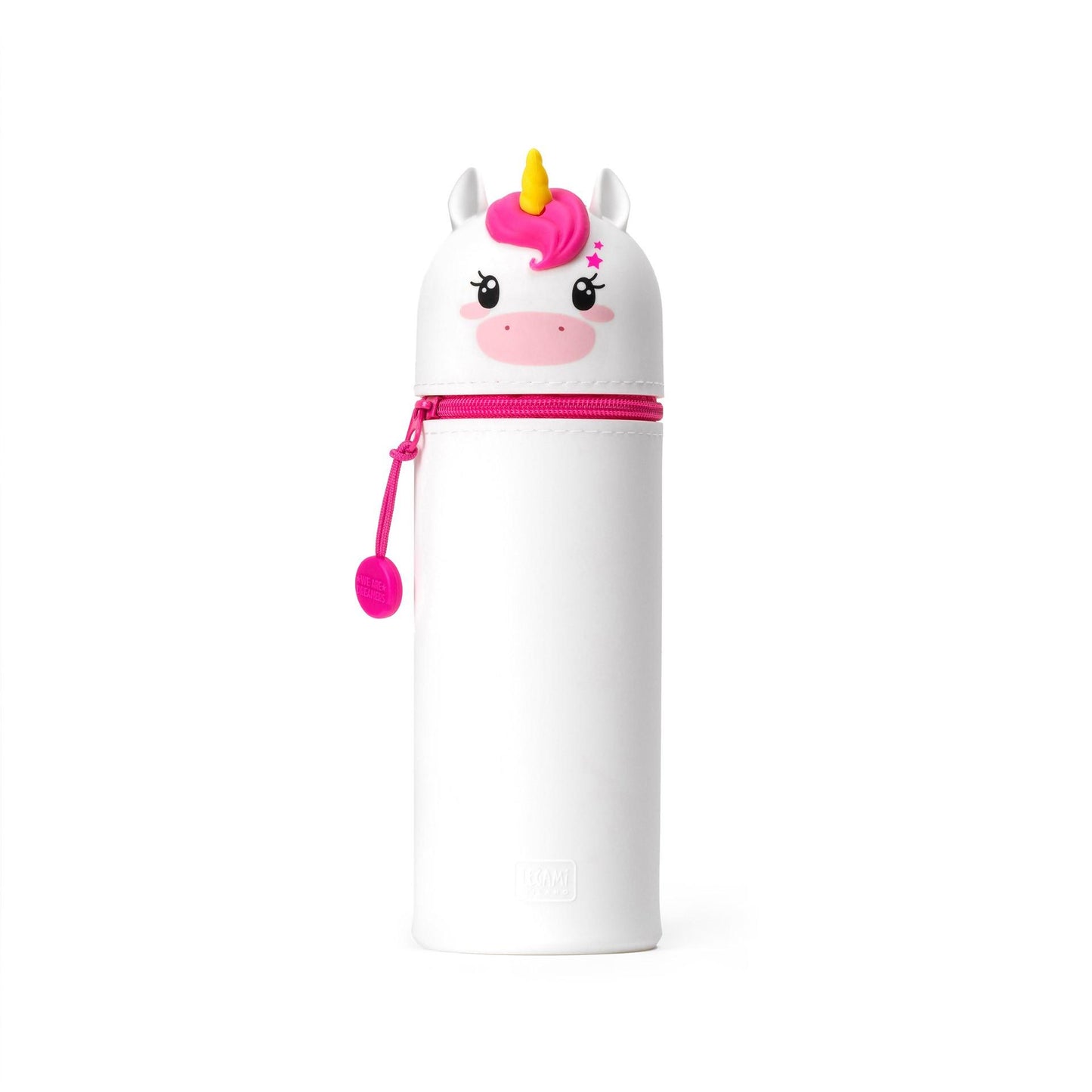 Legami Kawaii 2-in-1 Soft Silicone Pencil Case - Perfect for School and Office