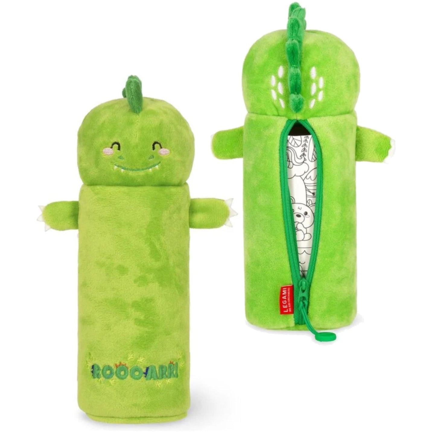 Legami Plush Pencil Case - Super Soft Cute Kawaii Stationery