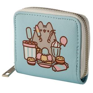 Pusheen Foodie Cat Zip Around Small Wallet Coin Purse
