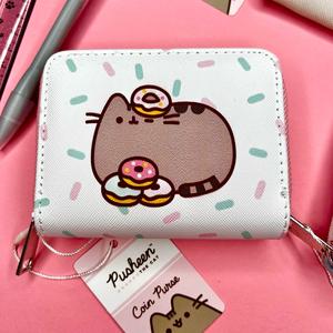 Pusheen Foodie Cat Zip Around Small Wallet Coin Purse