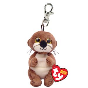 TY Keyring Plush Key Clips - Key Ring - Beanie Bellies Stuffed Animals - Cat, Dog, Otter, Unicorn