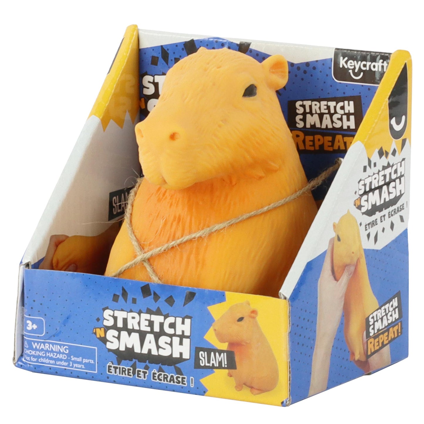 Stretch 'N Smash Capybara Sensory Large Fidget Toy - Stress Relief Toy for Kids