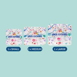 Legami Set of 3 Reusable Snack Bags
