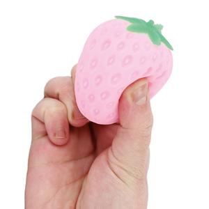Squidgy Squishy Strawberry Fidget Sensory Toy 6cm For Stress Relief, ADHD, Autism & Anxiety