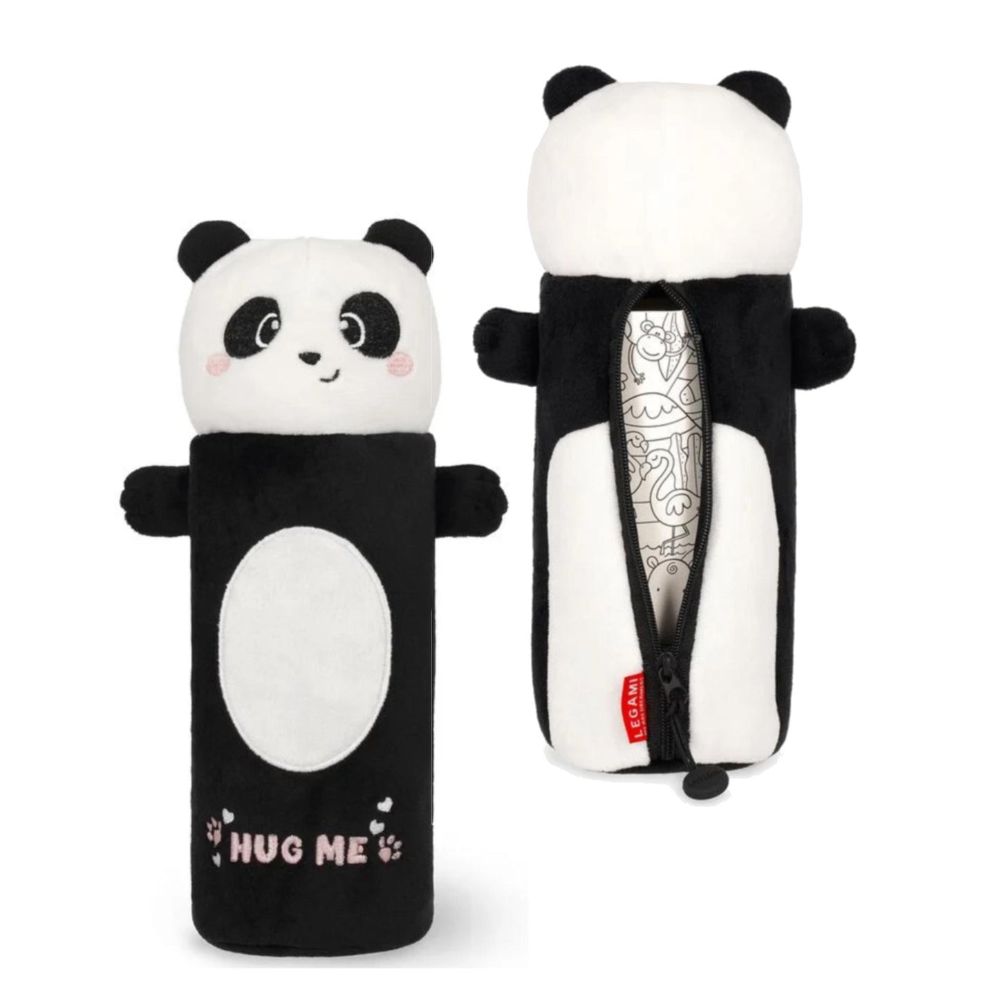Legami Plush Pencil Case - Super Soft Cute Kawaii Stationery