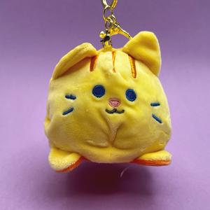Kenji Mima Reversible Cat Keyring Kawaii Plush Keychain