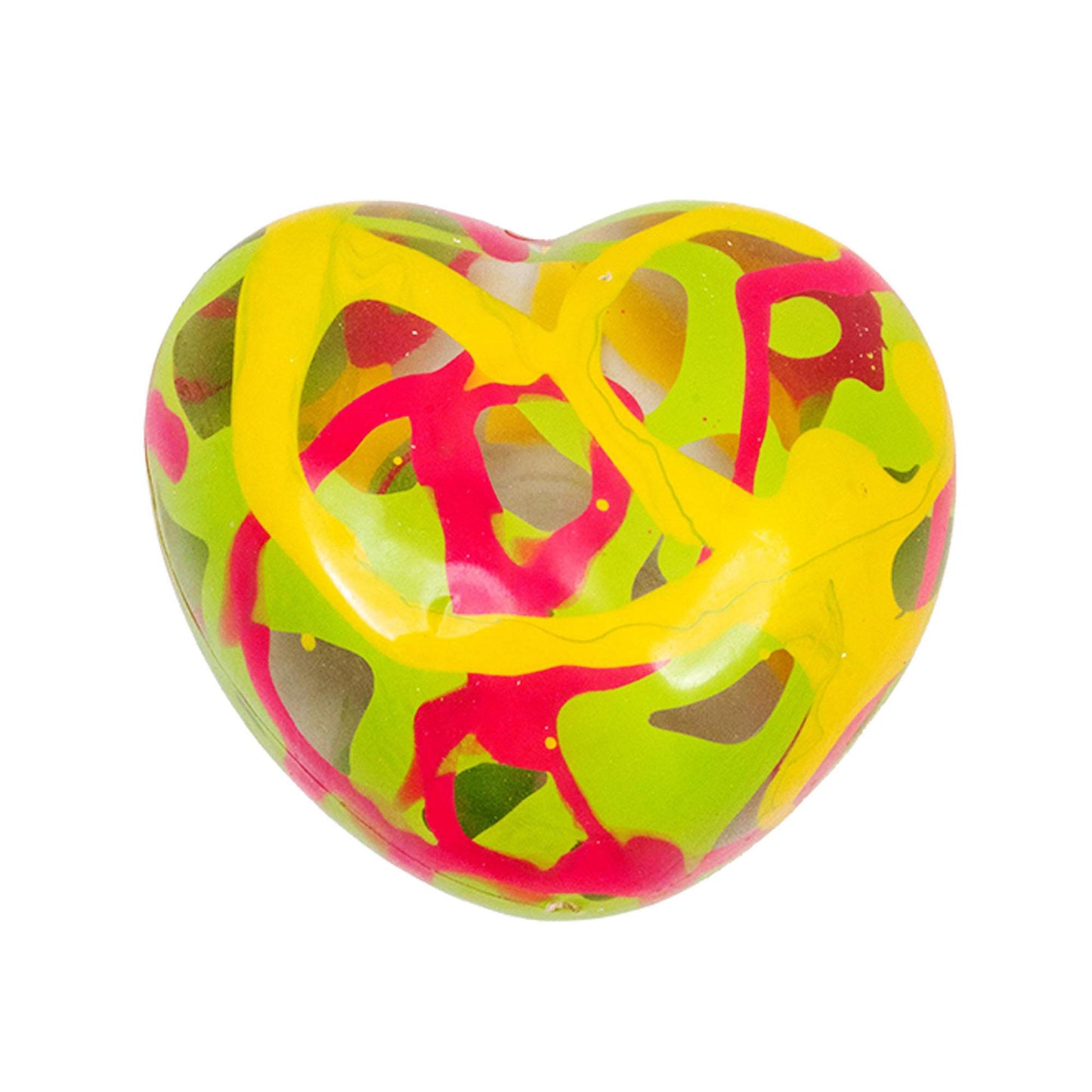 Heart Sugar Ball Translucent Maltose Squishy Fidget Toy For Stress Relief, Anxiety, ADHD & Autism Stimming - Inkerz Paint