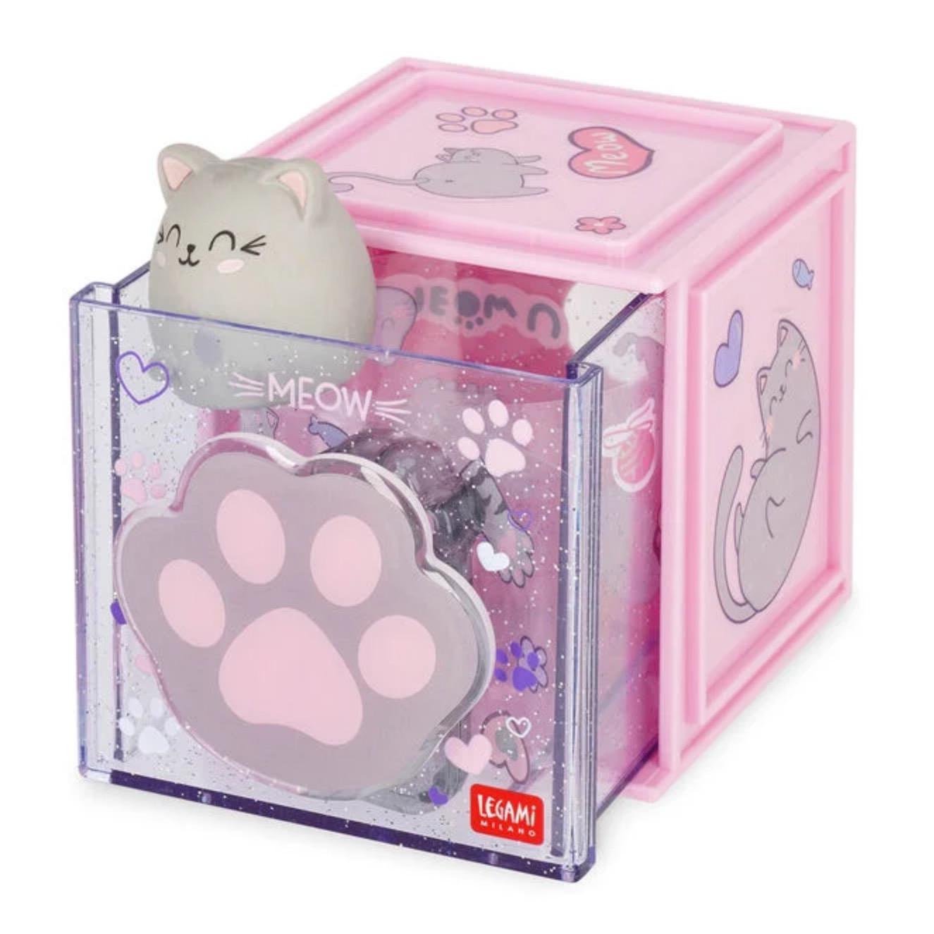 Legami Stackable Desk Storage Box - Cutie Cube
