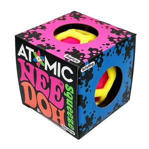 Needoh Atomic Sensory Fidget Toy - Squeeze, Squash, and Smush for Safe, Stretchy Fun