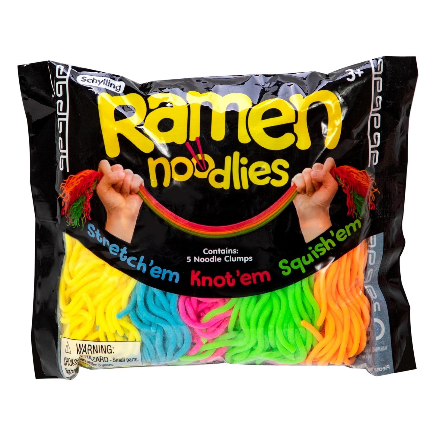 NeeDoh Noodlies Ramen Squishy Fidget Toy - For Stress, Anxiety, ADHD, Autism