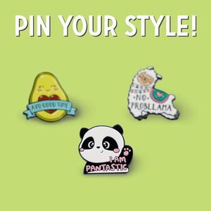 Legami Panda I Am Pantastic Cute Enamel Metal Pin