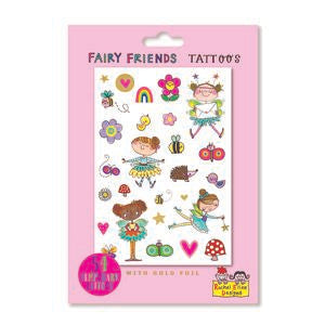 Rachel Ellen Designs Temporary Tattoos Set - Magical Unicorn, To the Moon, Fairy Friends - 3+ Years