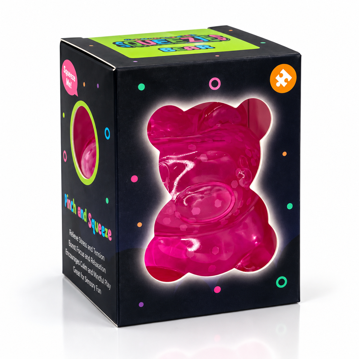 Maltose Squeezy Bear Glow in the Dark Stress Toy