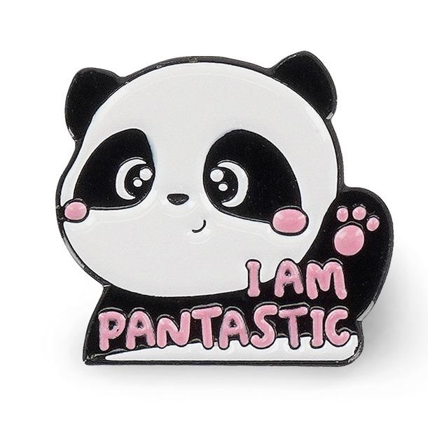 Legami Panda I Am Pantastic Cute Enamel Metal Pin