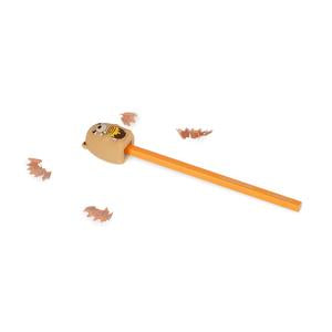 Legami Cute Pencil Sharpener - Mini Friends, Non-Slip Material, 2 Cute Designs