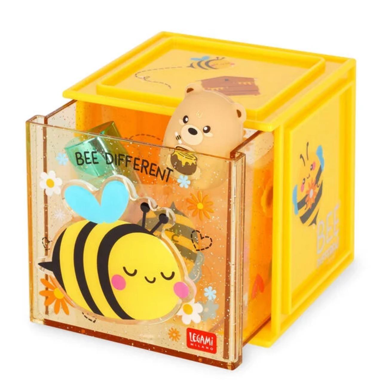 Legami Stackable Desk Storage Box - Cutie Cube