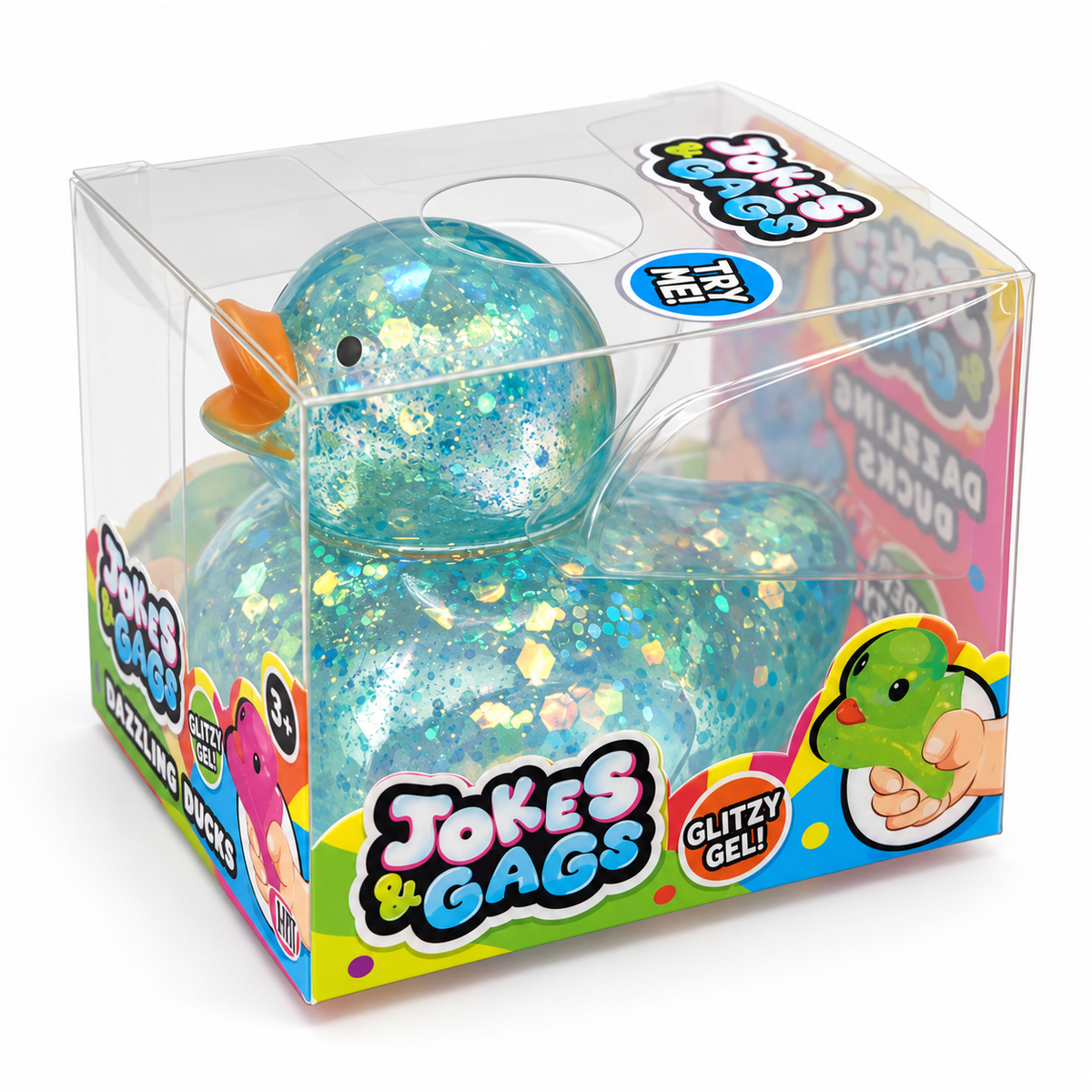 HTI Dazzling Ducks – Glitter Gel Squishy Fidget