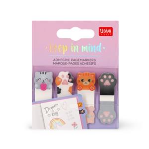 Legami Adhesive Pagemarkers - Keep in Mind - Kitty & Unicorn Designs