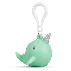 Glitter Narwhal Keyring Sensory Fidget Toy For Stress Relief, Anxiety, ADHD & Autism - Bag Clip