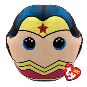TY DC Comics Superhero 25cm - Ty Squishy Beanie Plush Soft Toy Stuffed Pillow Squish-a-Boos Plushies - Gift For Girl or Boy: Batman, Superman & Wonder Woman