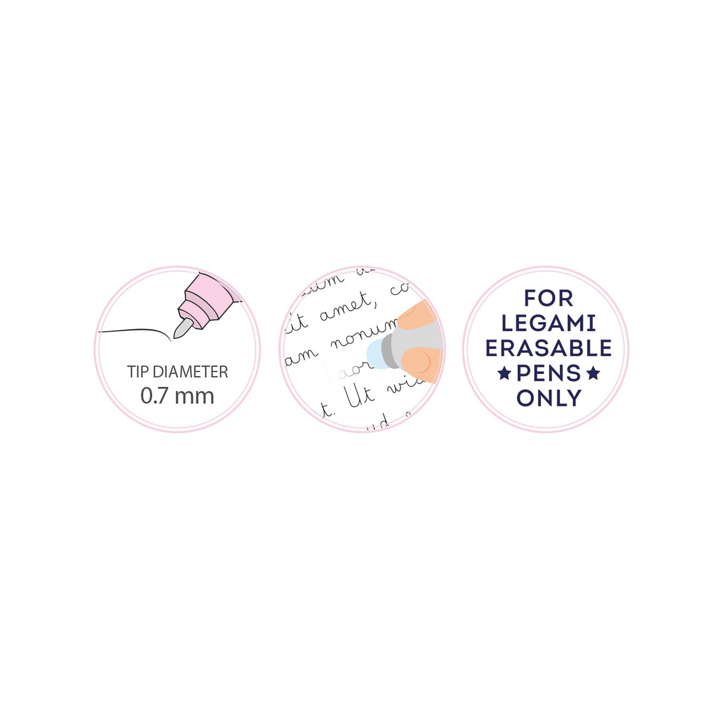 Refill For Legami Erasable Gel Pen - Heat-Sensitive Ink