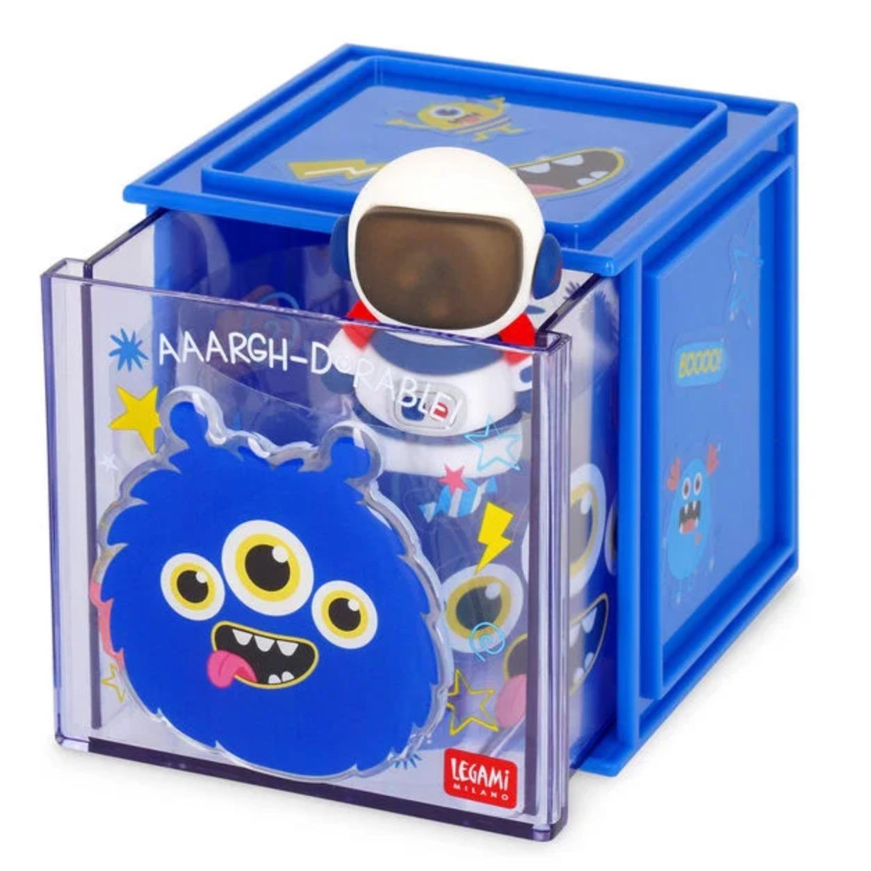 Legami Stackable Desk Storage Box - Cutie Cube
