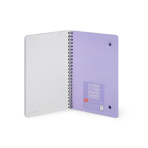 Legami A5 Lined Spiral Notebook With STICKERS - Unicorn, Tarot Celestial, Red Panda & Travel Designs