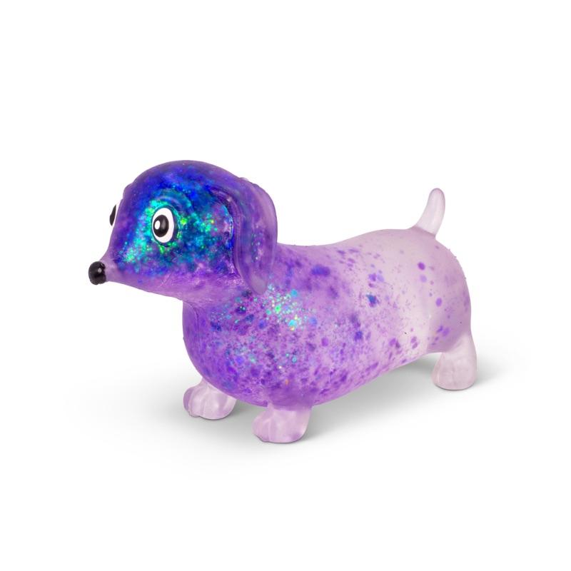 Scrunchems Sugar Sausage Dog Glitter Sensory Fidget Toy For Stress Relief, ADHD & Autism