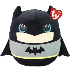 TY DC Comics Superhero 25cm - Ty Squishy Beanie Plush Soft Toy Stuffed Pillow Squish-a-Boos Plushies - Gift For Girl or Boy: Batman, Superman & Wonder Woman